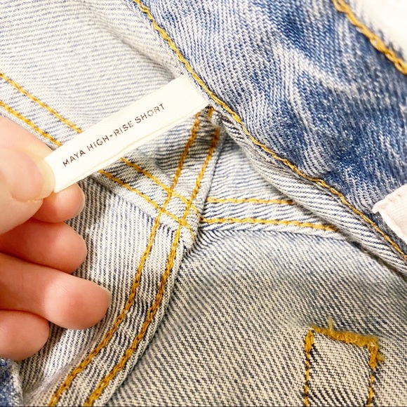 Rag & Bone Maya High Rise Denim Shorts 28 - Picture 8 of 11